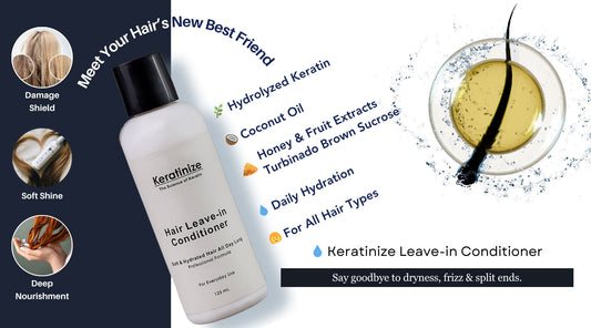 Keratinize Leave-in Conditioner – Soft, Hydrated Hair All Day Long