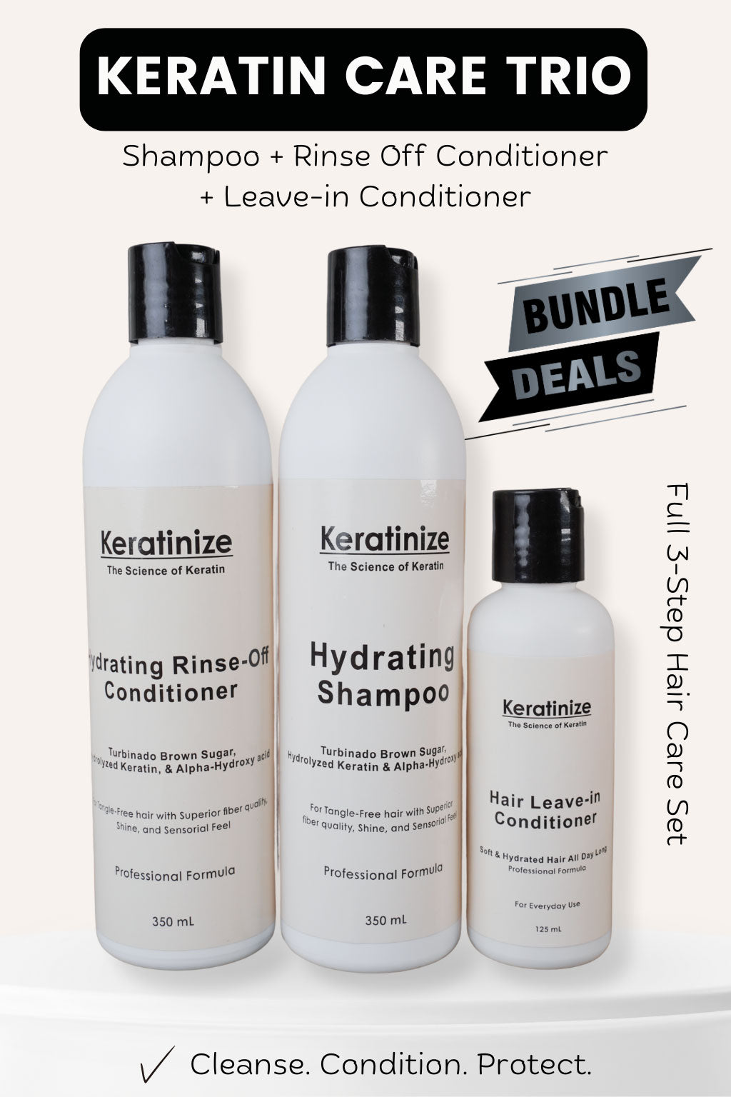 Shampoo, Rinse-Off & Leave-In Conditioner